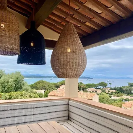 Sea View Villa Ramatuelle Beach Access And Pool * Ramatuelle